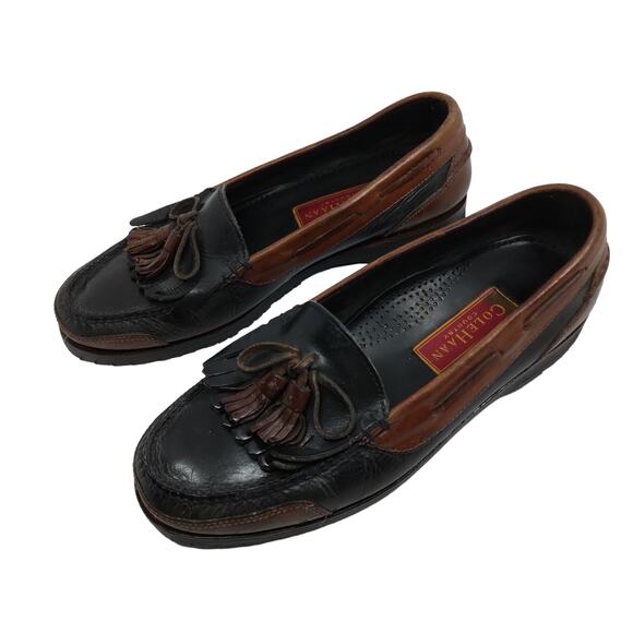 Cole Haan Men's Moccasins Size 9 M Black and Brown - Picture 8 of 9